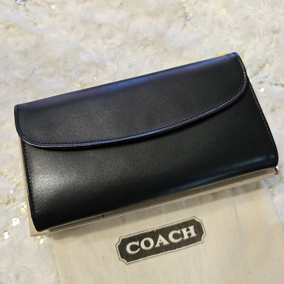 Vintage Coach Water Buffalo Combination Leather Wallet # 4859 - Picture 8 of 9